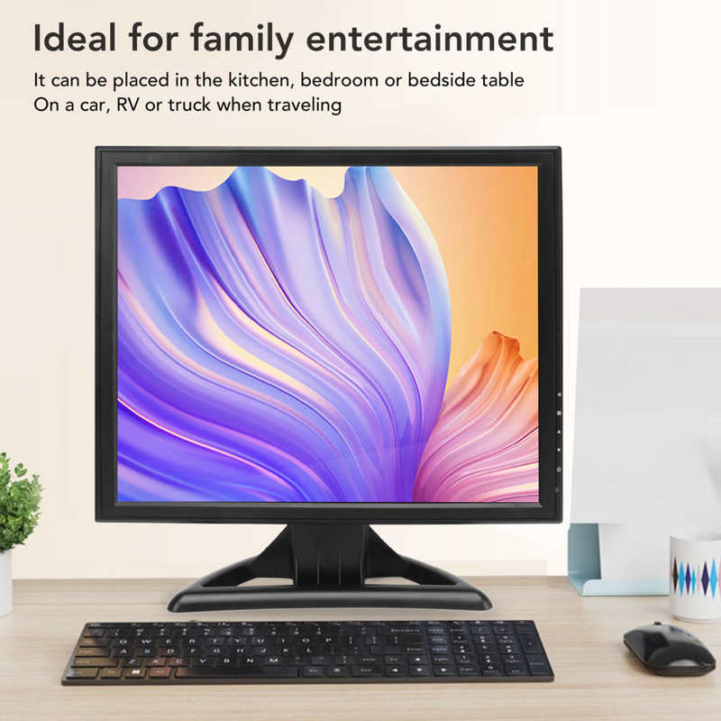 17 ġ LED PC , VGA HD Ƽ̵ AV BNC USB DC Է ޴ HD ÷ ÷ Ŀ  